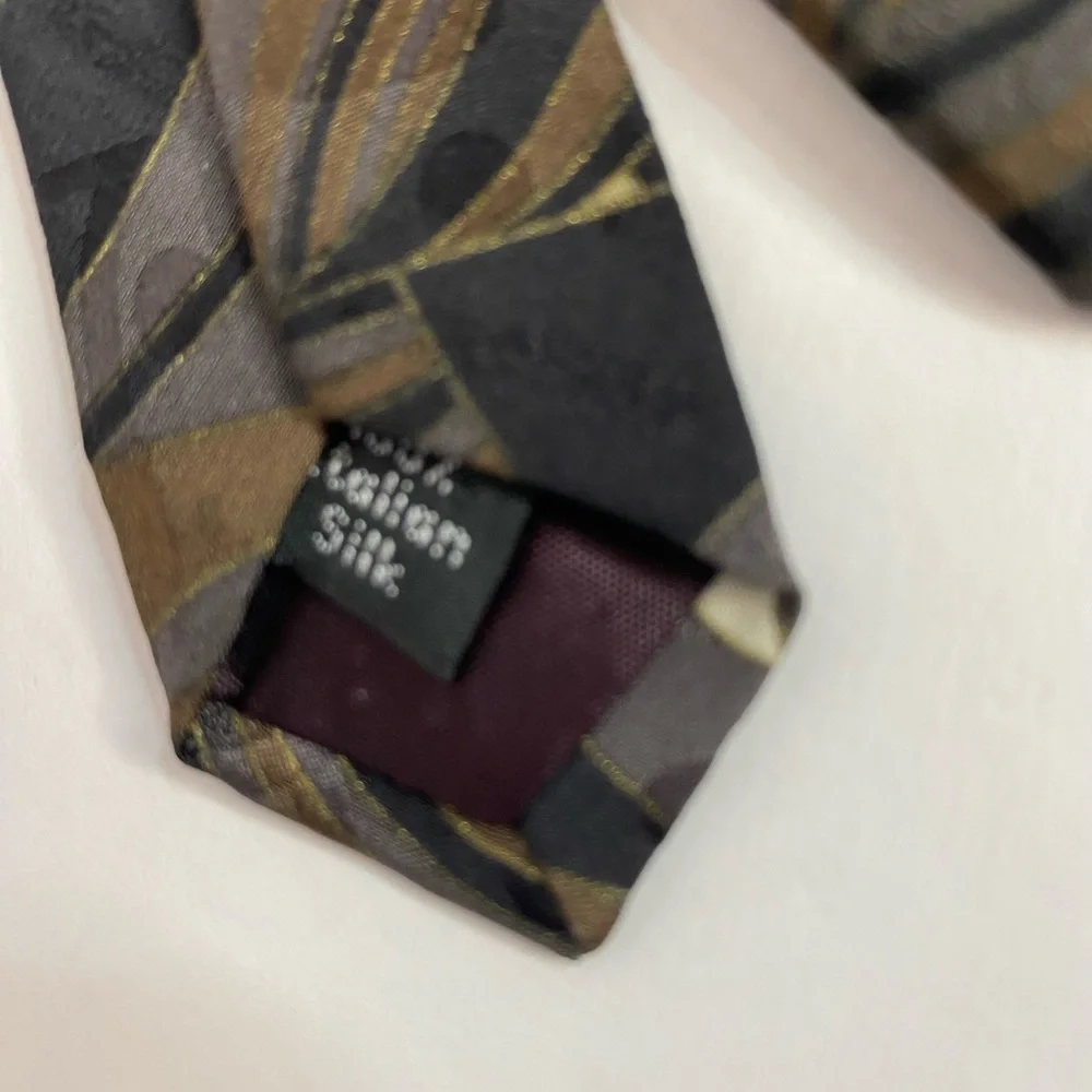 Italian Silk Browns 57” Tie